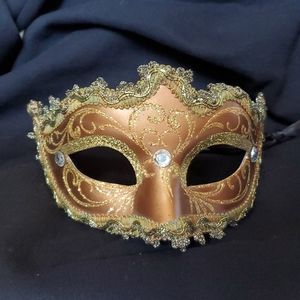 Gold Masquerade Mask